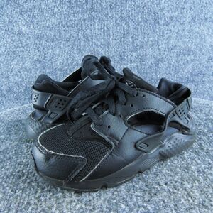 Nike Boys Sneaker Size T 12 Medium‎ Shoes Black Synthetic Lace Up